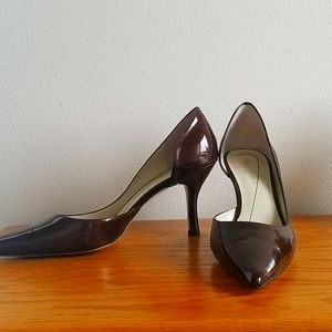 Brown Anne Klein stiletto